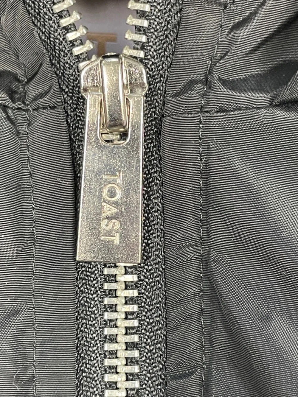 NWT TOAST Society Pluto Puffer Jacket Black with Hood Sz M